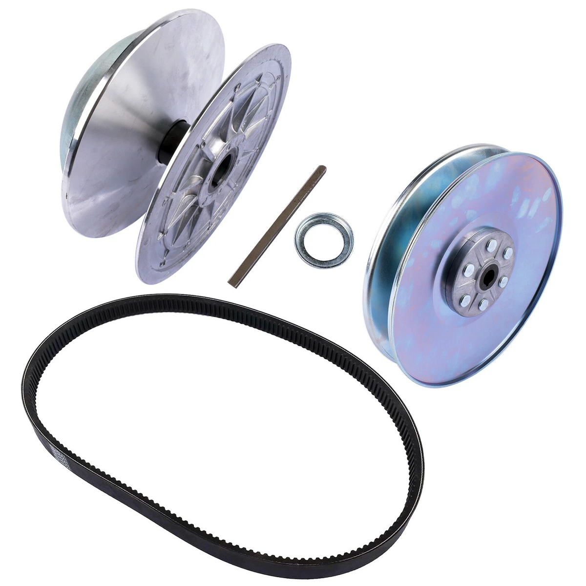 Clutch & Belt Kit AM108520 AET10637 RE28721 for John Deere Gator AMT600 AMT622 AMT626 - KUDUPARTS