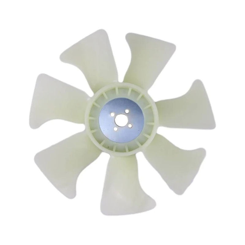 Ventilador de refrigeración YM121267-44741 para motores Komatsu 3D78AE-3B, 3D82AE-5, 3D82AE-6, 3D84E-3, 3D84N-2 y 3D84E-3C, excavadora PC27MR-2 y PC27MR-3