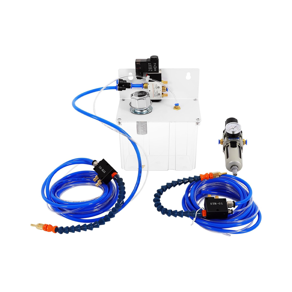 Cooling Spray Pump System YS-BPV-3000 110V 3L Water Tank for CNC Lathe Engraving - KUDUPARTS