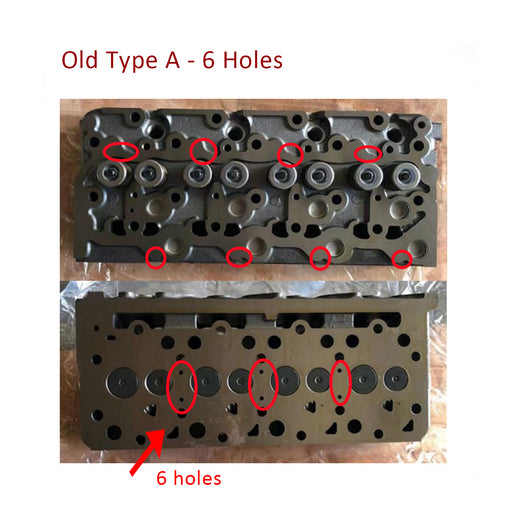 V2203M Cylinder Head+Full Gasket for Kubota Bobcat 753 753C 753F 753G 753H 753L - KUDUPARTS