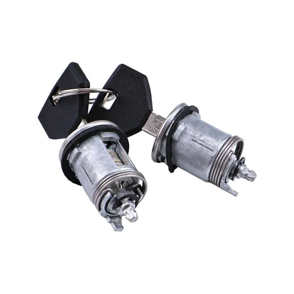 Door Lock Cylinder with Keys 3546619C92 3606713C94 2506723C92 for International Trucks 4100 4200 7300 7400 8500 8600 - KUDUPARTS