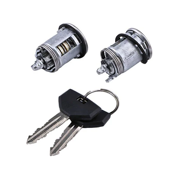 Door Lock Cylinder with Keys 3546619C92 3606713C94 2506723C92 for International Trucks 4100 4200 7300 7400 8500 8600 - KUDUPARTS