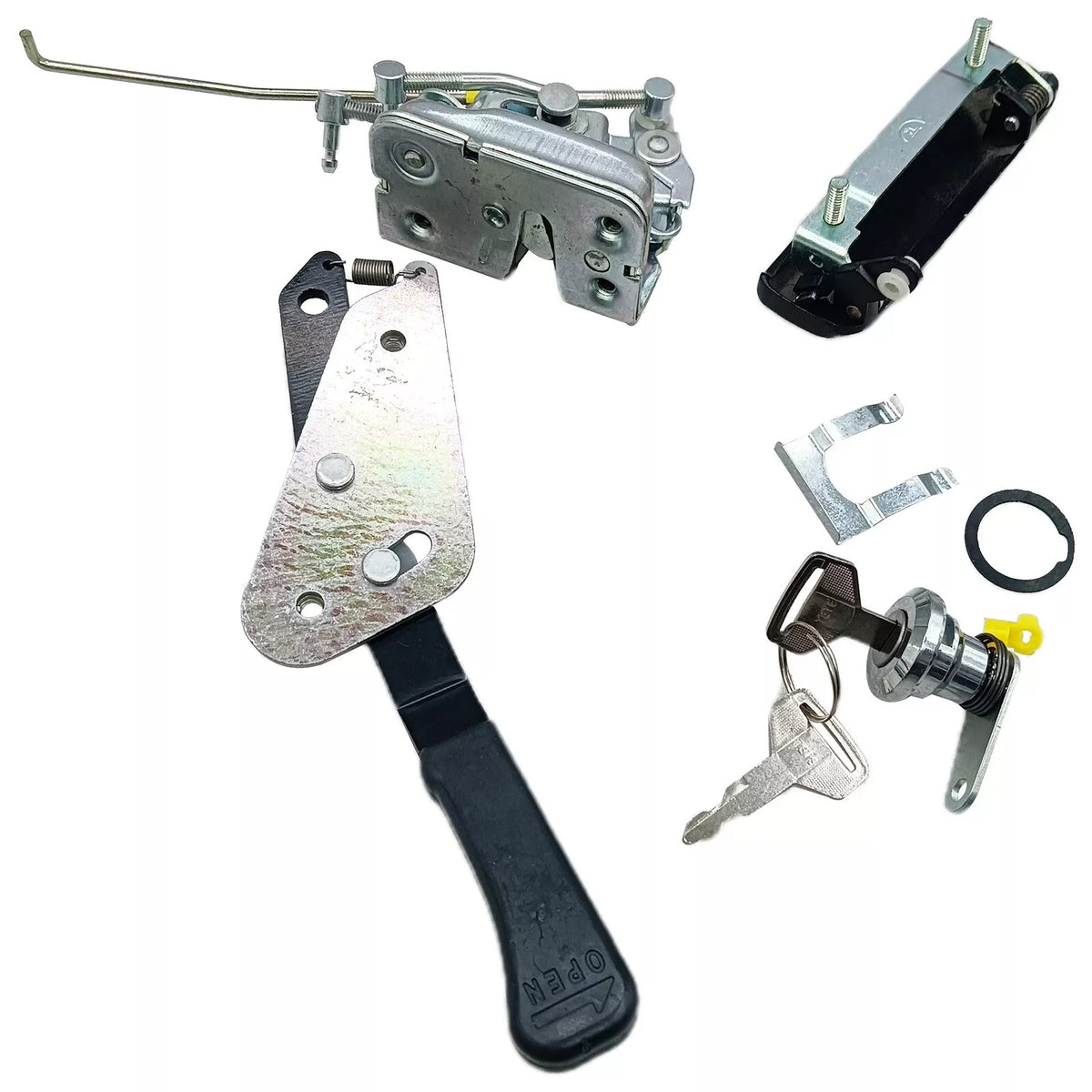 Door Lock YN51C01099P2 & YN51C01045P1 for Kobelco Excavator SK260 SK350-8 SK485-8 SK210LC-8 SK850 SK170-8 SK295-8 SK200-6ES - KUDUPARTS