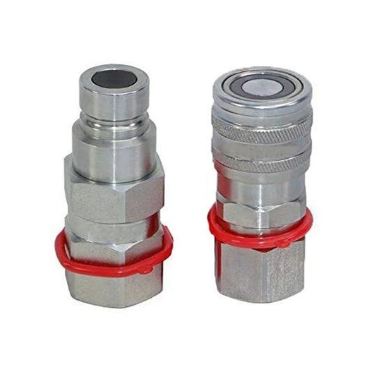 For ASV RC50 RC60 RC85 5/8" SAE Flat Face Hydraulic Quick Connect Coupler Set - KUDUPARTS