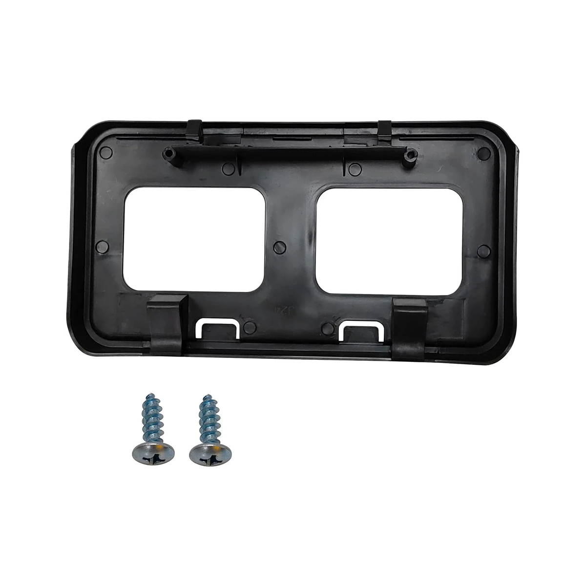 Front Bumper License Plate Bracket Holder PC3Z-17A385-AA for Ford F250 F350 Super Duty 2023-2025 - KUDUPARTS