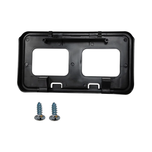 Front Bumper License Plate Bracket Holder PC3Z-17A385-AA for Ford F250 F350 Super Duty 2023-2025 - KUDUPARTS