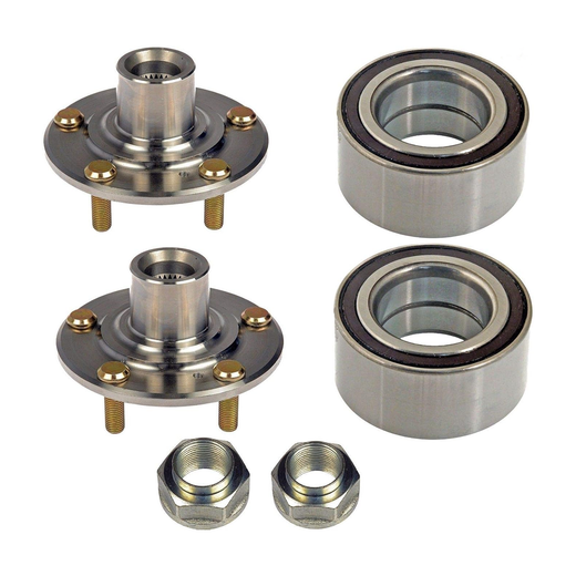 Front Wheel Bearing & Hub Kit BHA53198 for Honda Accord Element Pilot Acura RSX MDX - KUDUPARTS