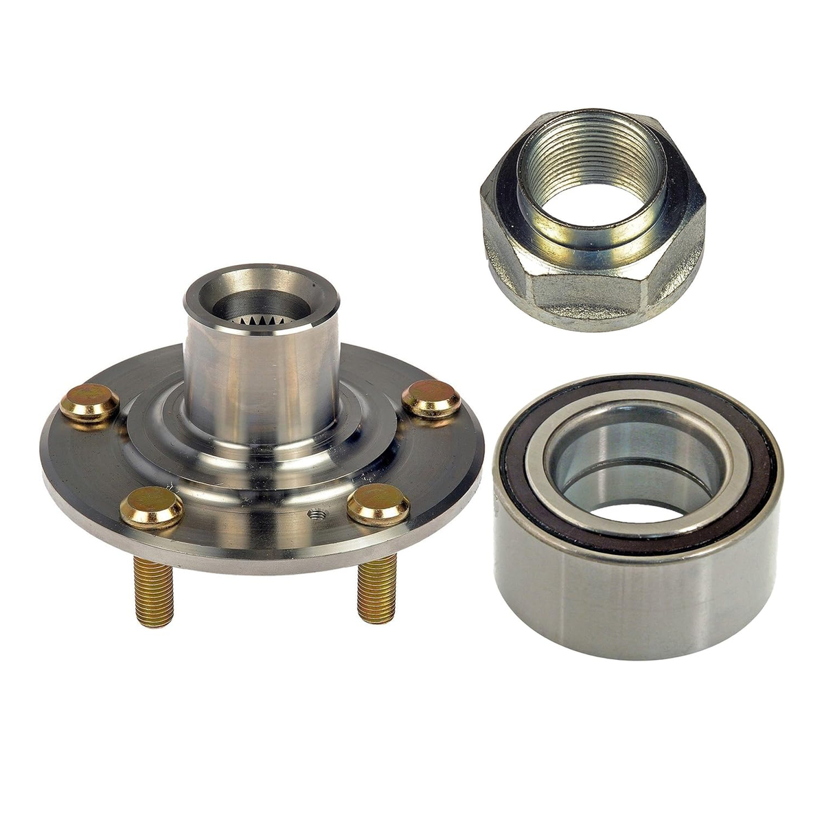 Front Wheel Bearing & Hub Kit BHA53198 for Honda Accord Element Pilot Acura RSX MDX - KUDUPARTS