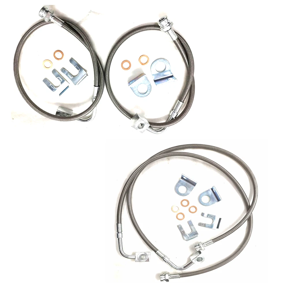 Conduites de frein avant et arrière LW72CR pour Jeep Wrangler 2007-2018