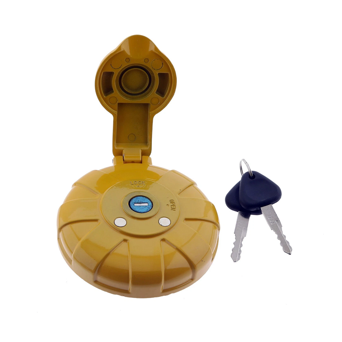 Fuel Cap with 2 Keys VOE14639653 for Volvo Excavator EC120D EC170D EC200D EC210D EC220D EC340D EC350D EC380D EC750D - KUDUPARTS
