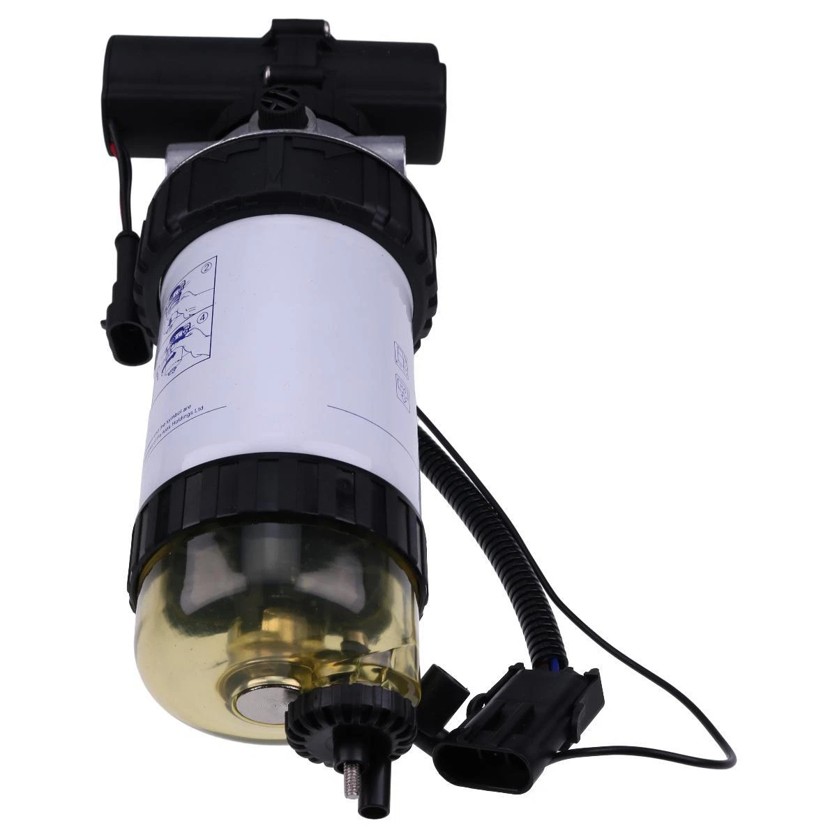 Fuel Filter Assembly 87374411 for New Holland TM120 TM130 TM140 TM155 TM175 TM190 Tractor