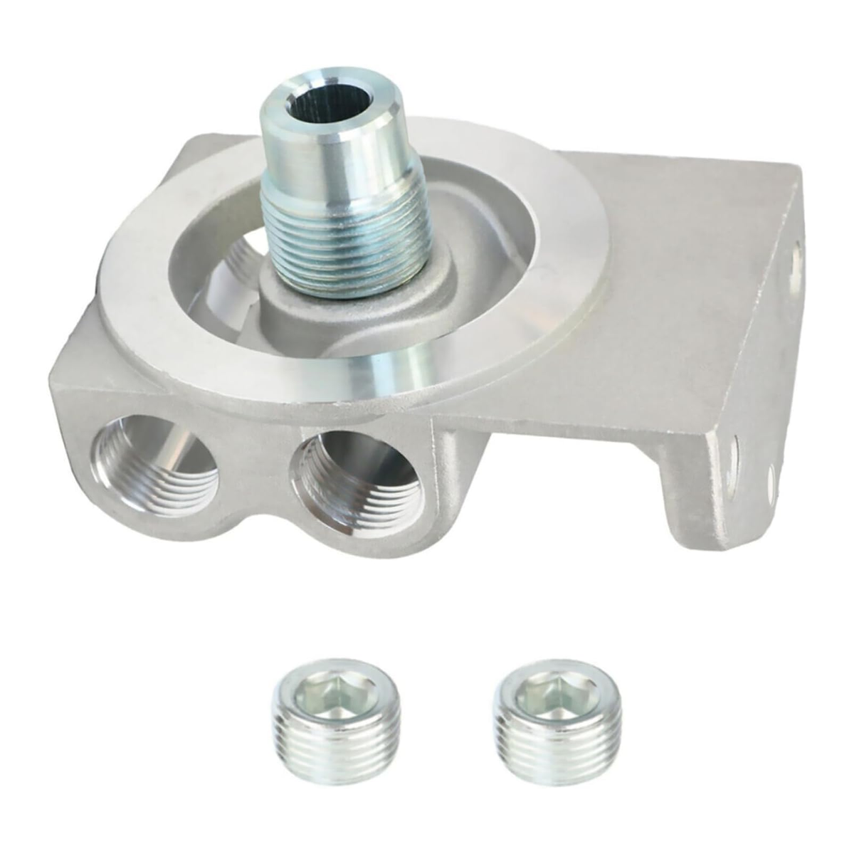 Fuel Filter Remote Mounting Base for Caterpillar CAT 1R-0750 1R-0749 1R-1712 WIX 24770 - KUDUPARTS