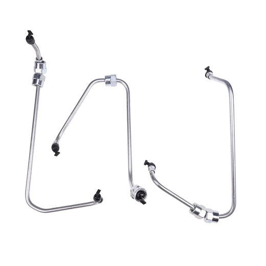 Fuel Injector Pipe Set for Kubota Engine V1702 Bobcat Skid Steer Loader 645 743 - KUDUPARTS