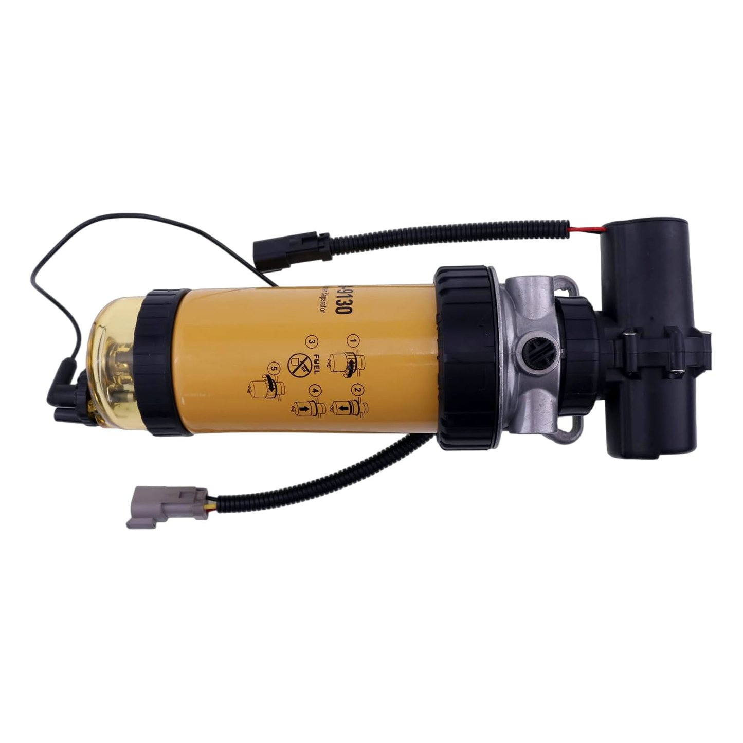 Fuel Pump and Fuel Filter Assembly 228-9129 for Caterpillar CAT Engine 3054 3046 Loader 414E 416E 420E 428E 430D 432D 432E 434E 442D 442E 444E