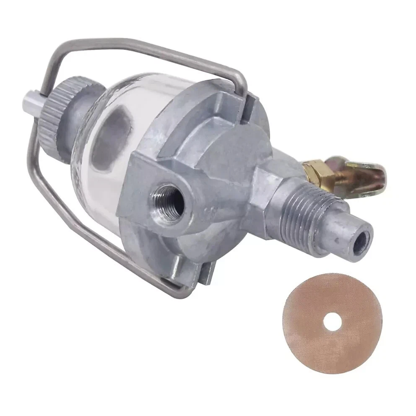 Ensemble de cuve de décantation de carburant AT326991 AM706T pour tracteurs John Deere MC 40, 320, 420, 430 et 440 et International Harvester Super AV1 404, 454 et 464.