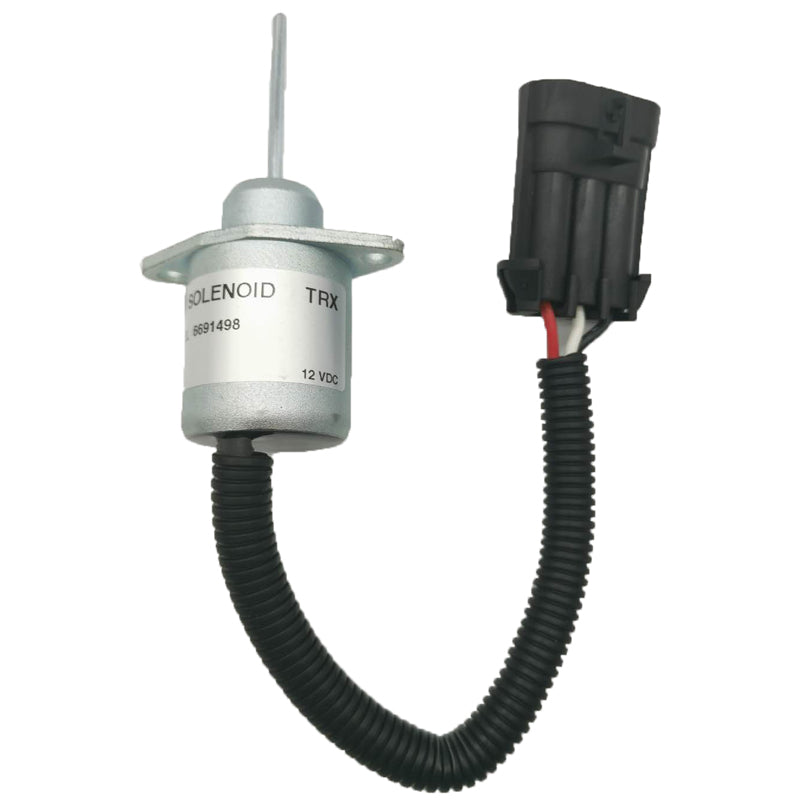 Solénoïde d'arrêt de carburant 6691498 pour Bobcat Skid Steer S510 S530 T110 T140 T180 T190 S150 avec 1 an de garantie