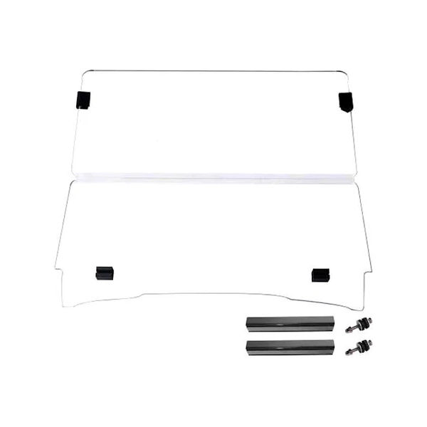 Pare-brise rabattable résistant aux chocs pour voiturette de golf EZ-GO TXT 1995-2013