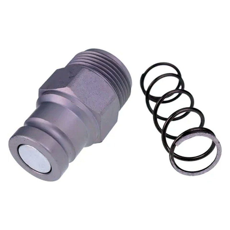 Hydraulic 3/8 Male Flat Face Quick Coupler 6679838 for Bobcat 753 763 773 863 864 883 A220 A300 A770 5600 5610 - KUDUPARTS