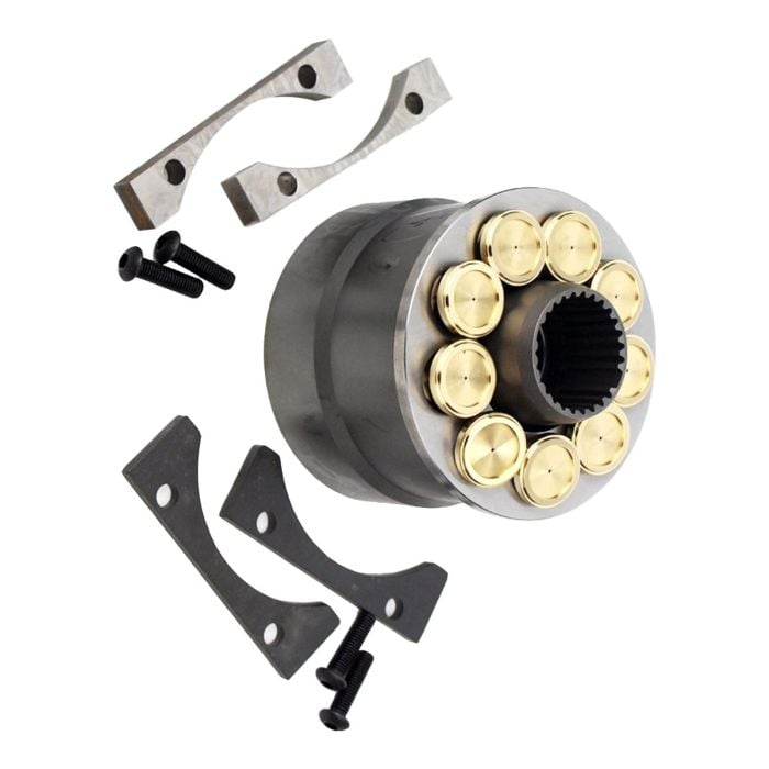 Pompe hydraulique rotative 100-3412 pour moteurs Caterpillar CAT 3116, 3176, 3196, 3306, 3406, 3126B, 3176C, 3306B, chargeuses 966H, 972G, 980G et compacteurs 825G, 826H.