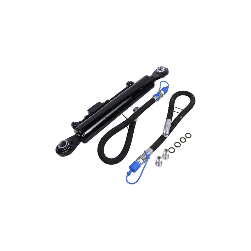 Hydraulic Top Link Cat. 2-2 with Locking Block 22 3/8" - 33 1/2 with 2 Pieces Hose 2-Way Check Valve - KUDUPARTS