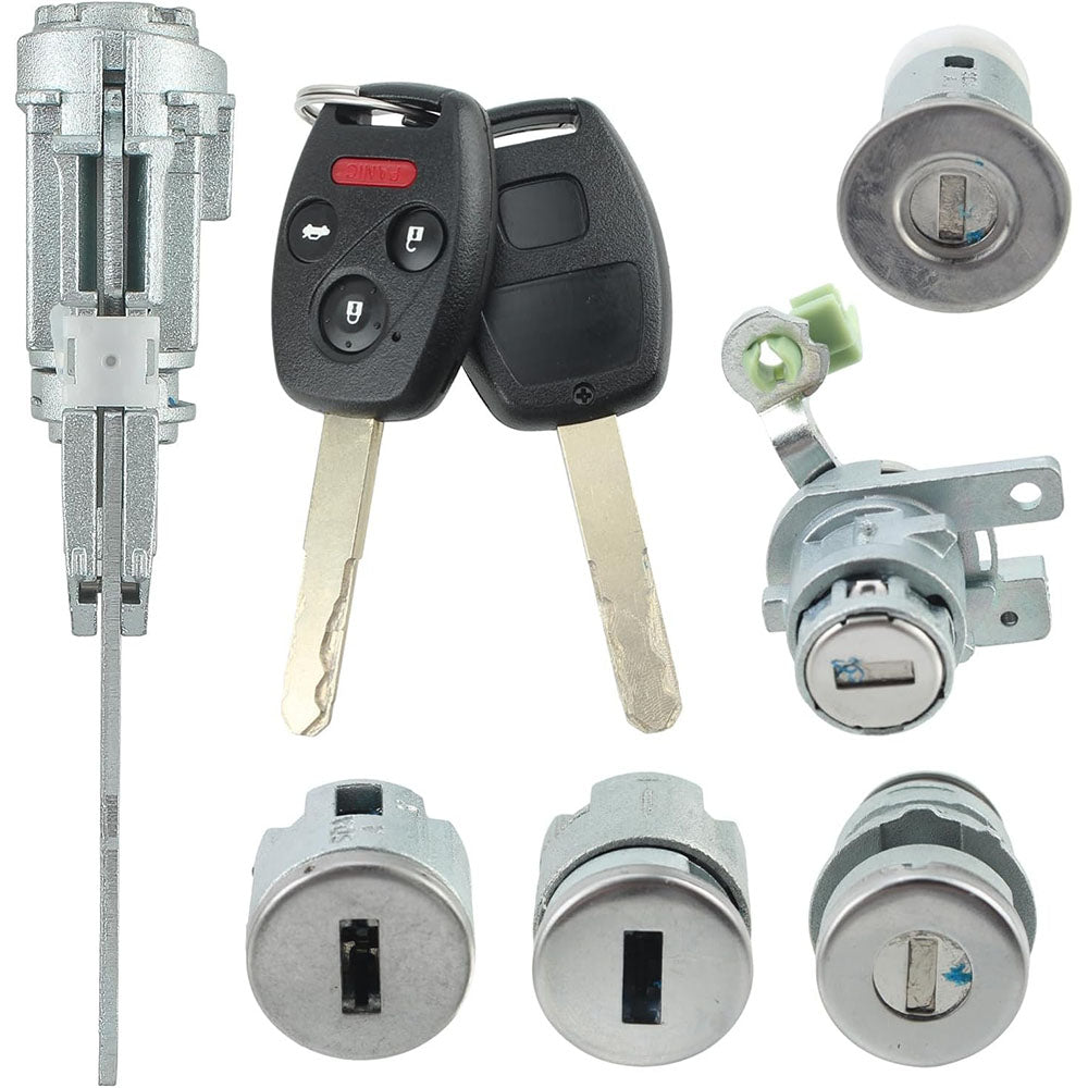 Cylindre de serrure de porte et clés de contacteur d'allumage 72185-S9A-013 pour Honda CR-V Civic Element Odyssey S2000