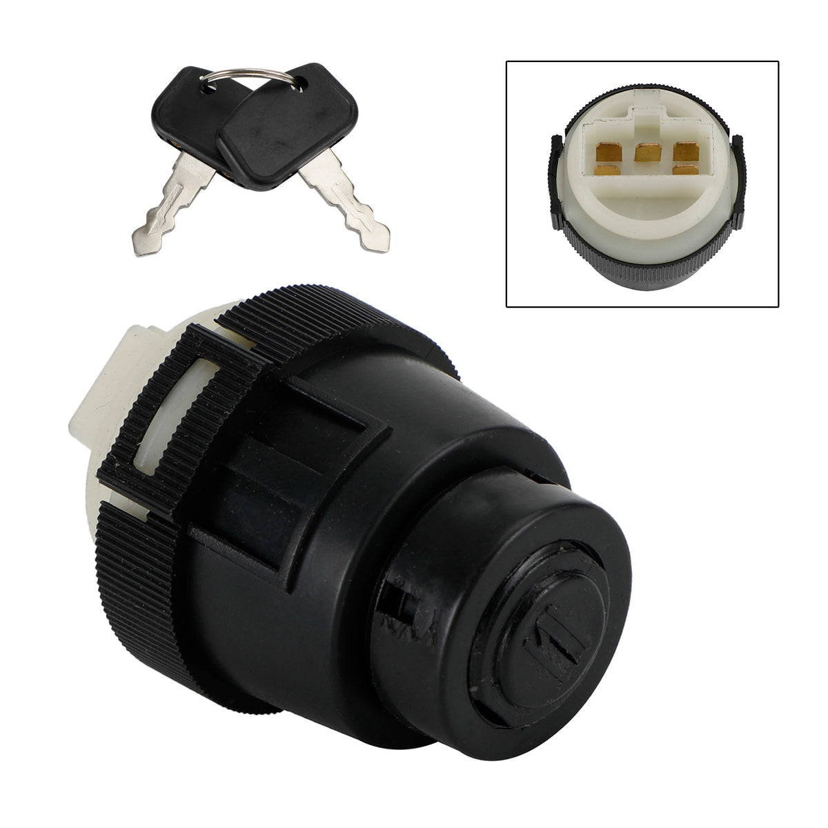Ignition Switch With Keys K3281-62100 for Kubota Mower ZG222 ZG227 ZG327P ZG332P - KUDUPARTS