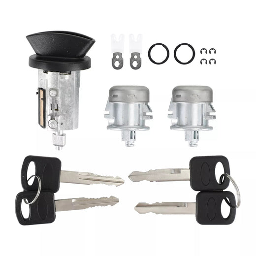 Ignition & Door Lock Cylinder With 4 Keys 703362 for Ford F150 F250 F350 F450 - KUDUPARTS