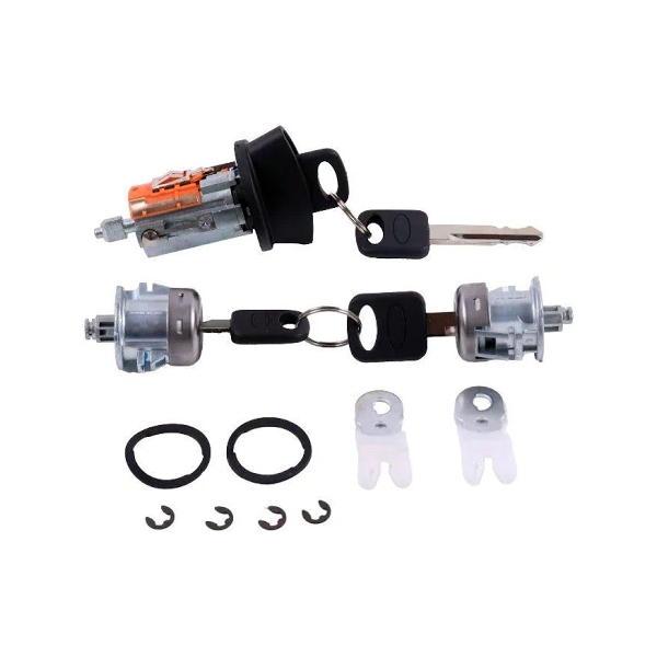 Ignition & Door Lock Cylinder With 4 Keys 703362 for Ford F150 F250 F350 F450 - KUDUPARTS