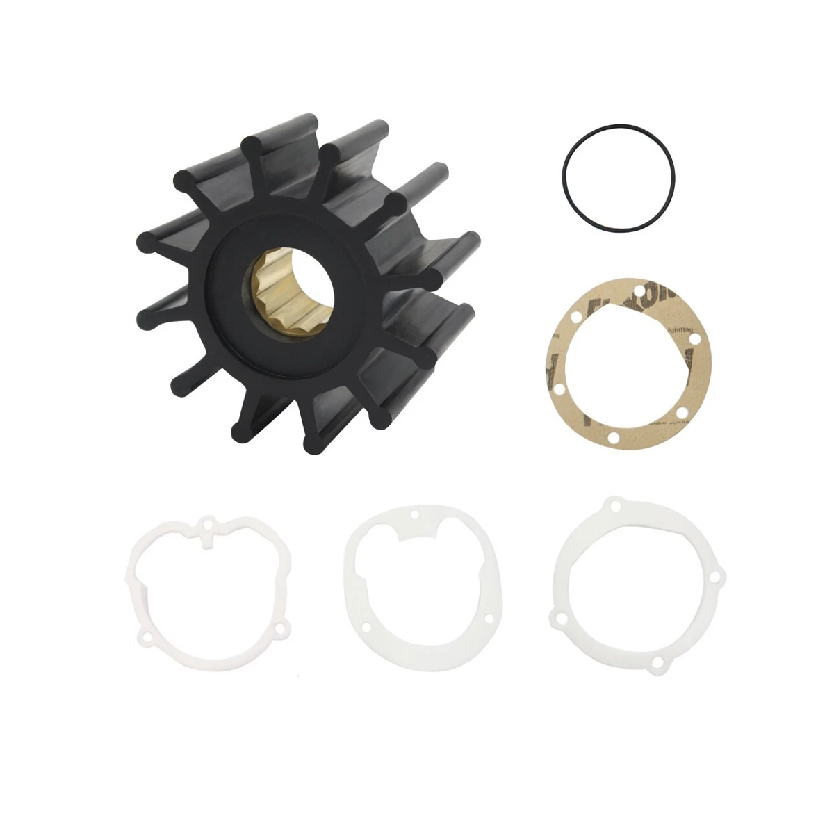Impeller Kit 3855546 3862281 3855546 for Volvo Penta Engine 2003T MD22A D2-55 D2-75 MD22B TMD22B - KUDUPARTS