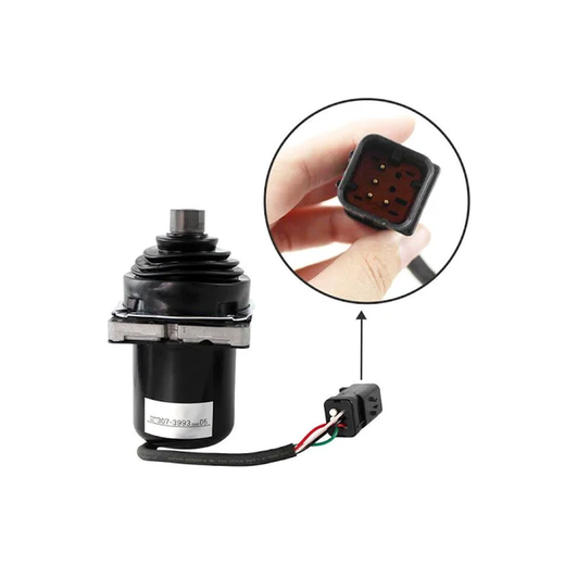 Left Control Handle Joystick Controller 307-3993 for Caterpillar CAT Engine C18 C13 C9.3 C9 Excavator 336E 374F 390F - KUDUPARTS