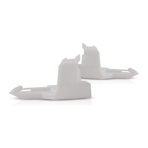 Left & Right Driver Front Bumper Bracket Set 6400A851 6400A852 for Mitsubishi Vehicle Lancer - KUDUPARTS