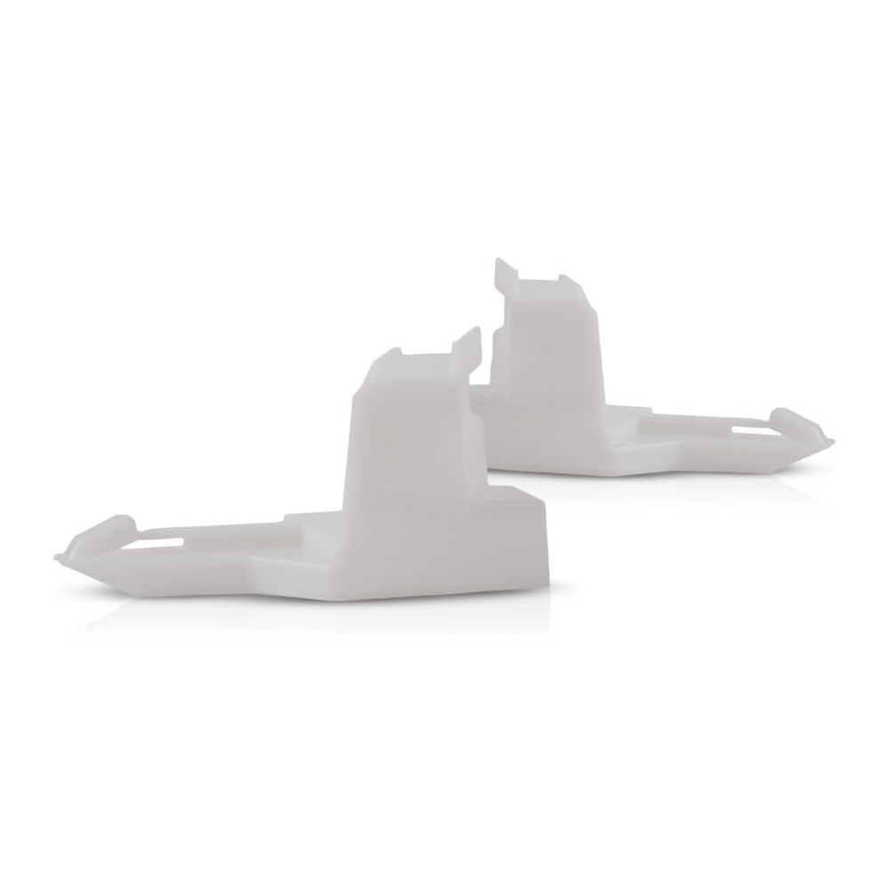 Left & Right Driver Front Bumper Bracket Set 6400A851 6400A852 for Mitsubishi Vehicle Lancer - KUDUPARTS