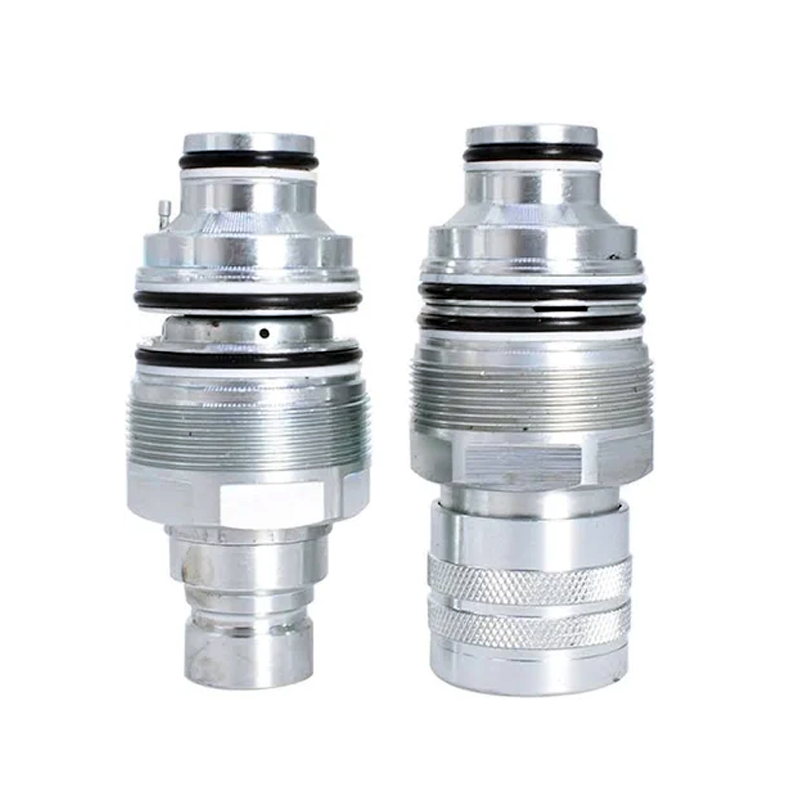 Male & Female Flat Face Coupler Kit 84390117 84390118 for CASE SV185 TV380 SV250 SR130 SV300 SR150 TR270 - KUDUPARTS