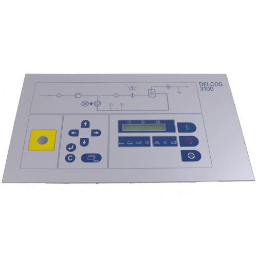 Membrane Keypad of Delcos 3100 Controller 100005506 for Compair Air Compressor - KUDUPARTS