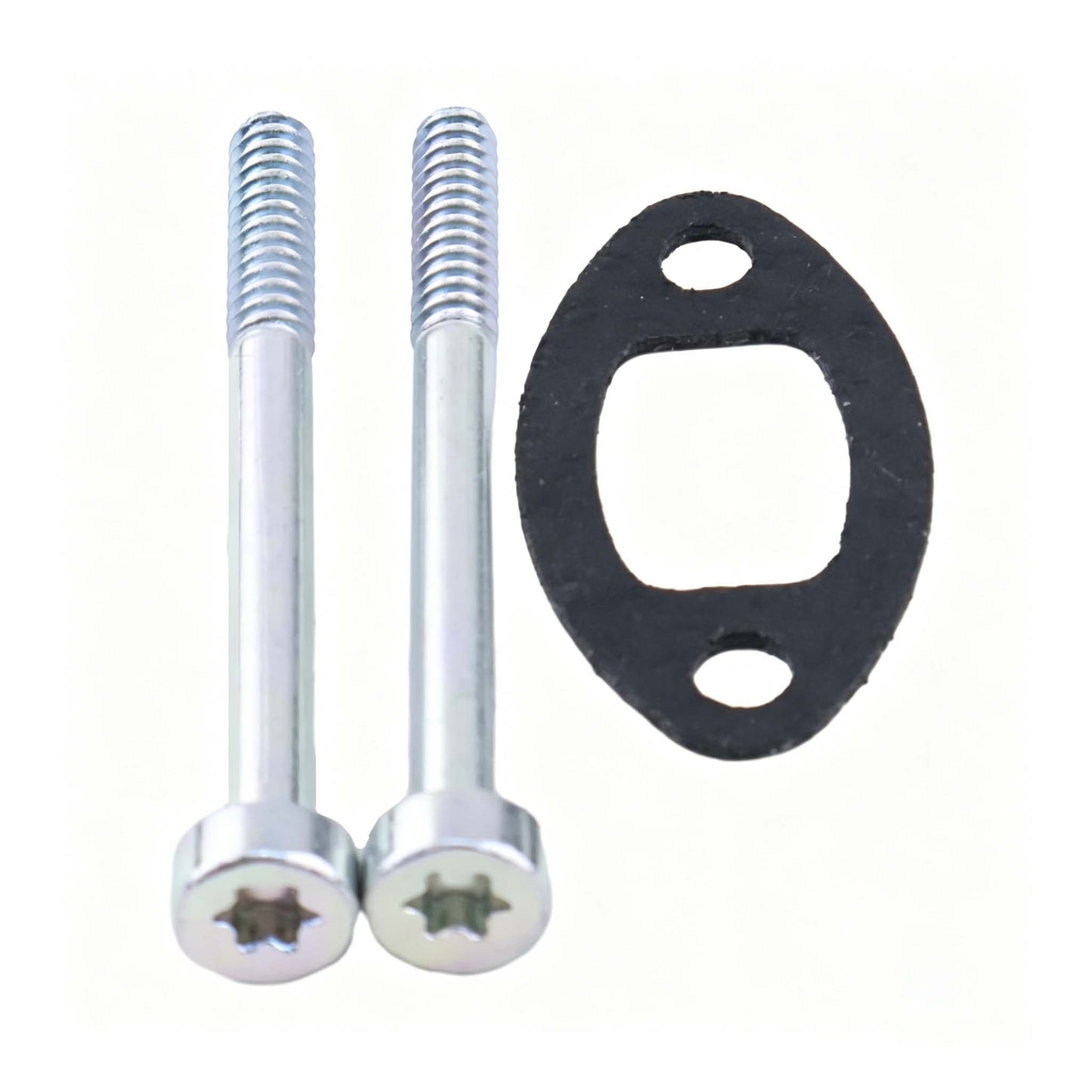 Muffler Bolt and Gasket 4140-149-0602 for Stihl Engine MM 55 Trimmer FS55 Blower BG56 BR600 - KUDUPARTS