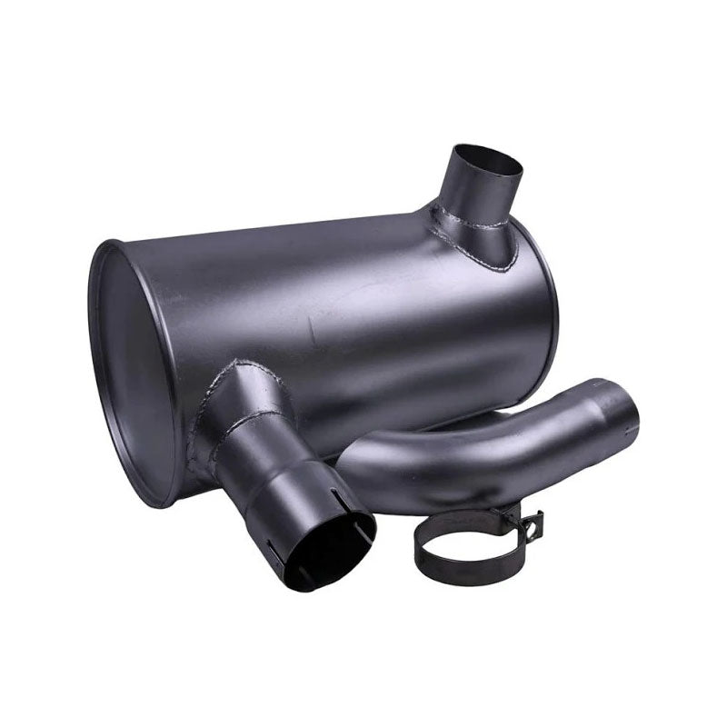 Muffler 6738-11-5510 with Clamp and 2Pcs U-Bolt for Komatsu Engine 6D102 Excavator PC200-7 PC220-7 PC210-7 PC240-7 PC228-3 PC230-7 PW180-7 - KUDUPARTS