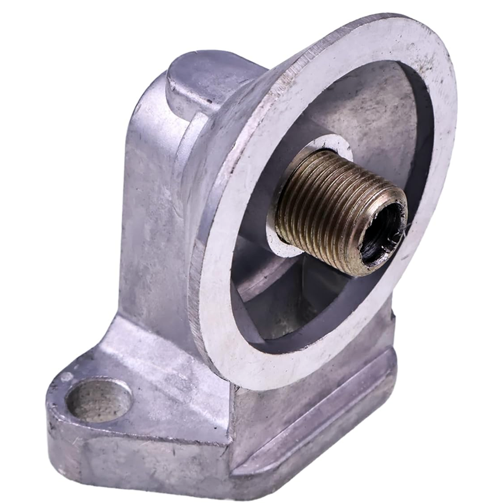 Oil Filter Head 37764181 for Perkins Engine A4.212 A4.236 A4.248 A4.318 Massey Ferguson Tractor 184 194 253 265S - KUDUPARTS