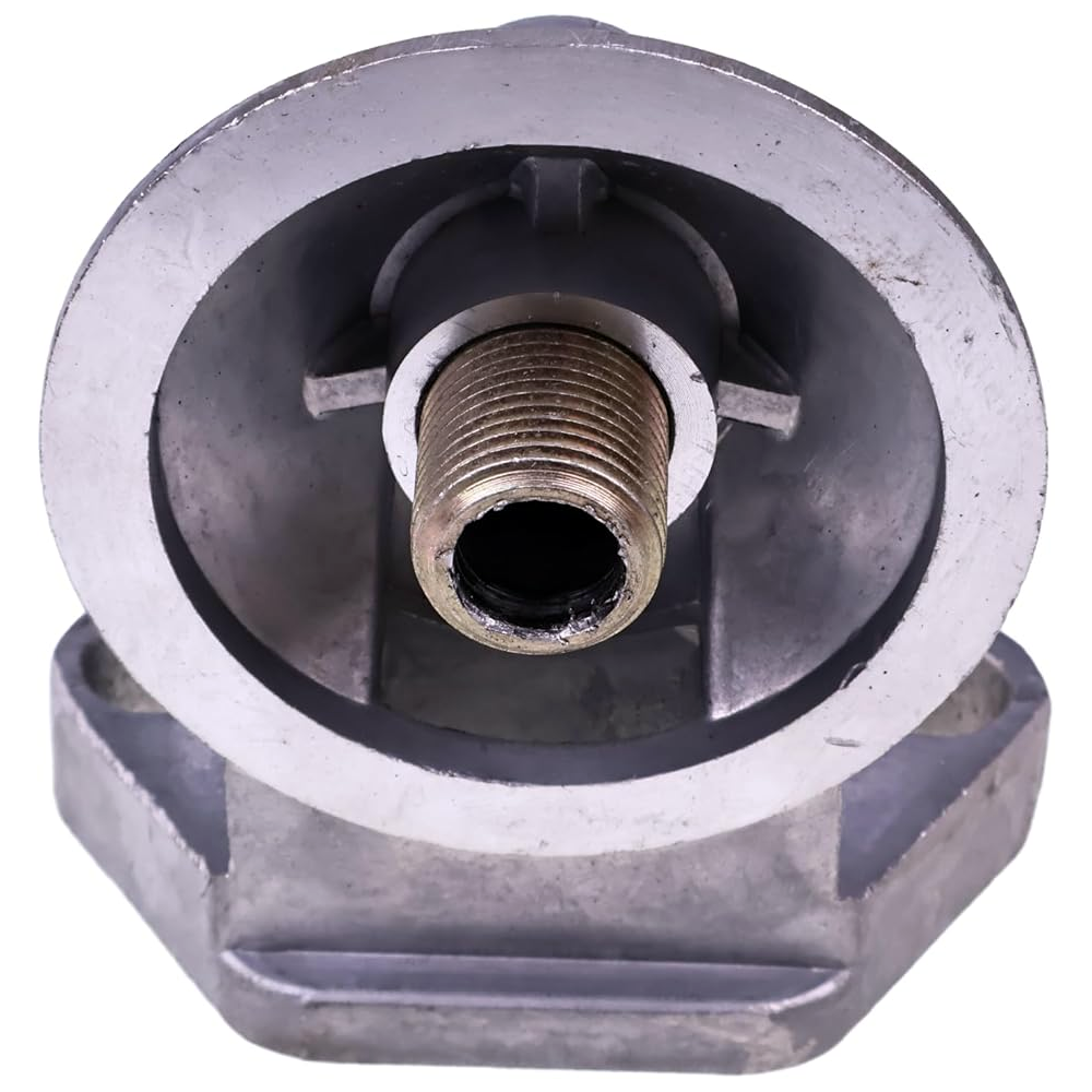 Oil Filter Head 37764181 for Perkins Engine A4.212 A4.236 A4.248 A4.318 Massey Ferguson Tractor 184 194 253 265S - KUDUPARTS