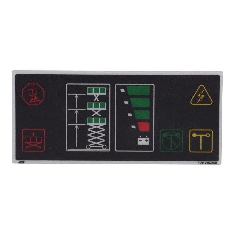 Plat Control Function Decal 1001218285 for JLG Scissor Lift 4045R - KUDUPARTS
