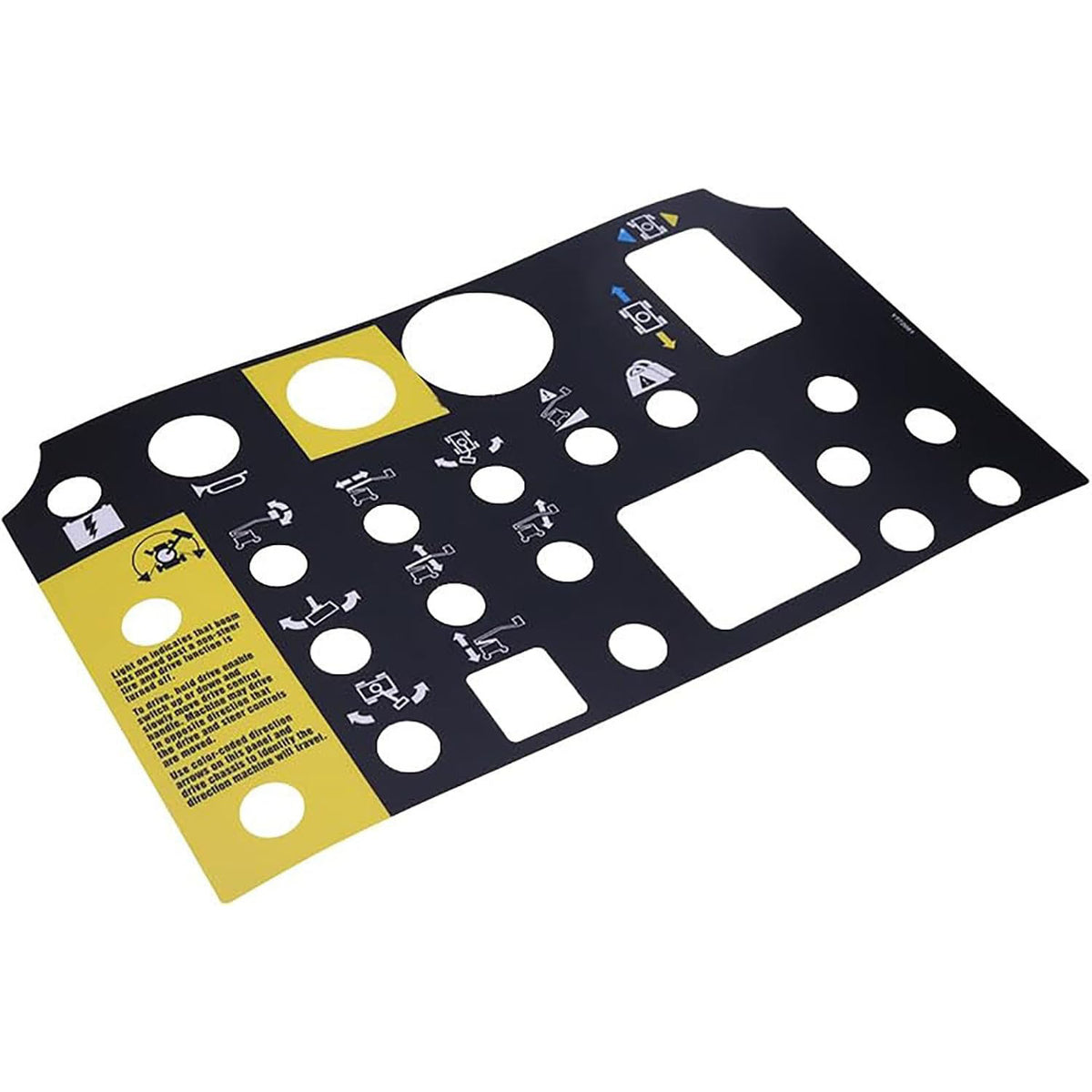 Platform Control Panel Decal 72081GT 72081 for Genie Boom Lift Z-34/22N Z-34/22 DC Z-34/22 Bi-Energy Z-30/20N - KUDUPARTS