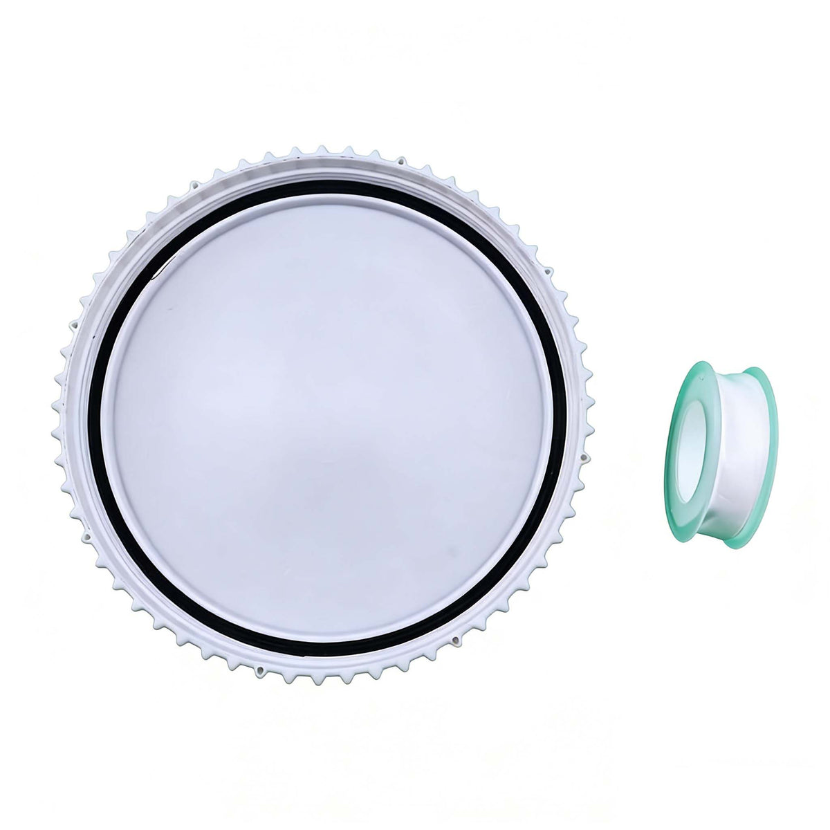 Pool Sand Drain Cover with Gasket Vacuum Adapter for Funsicle SkimmerPlus Filter Pump SFX1000 SFX1500S - KUDUPARTS