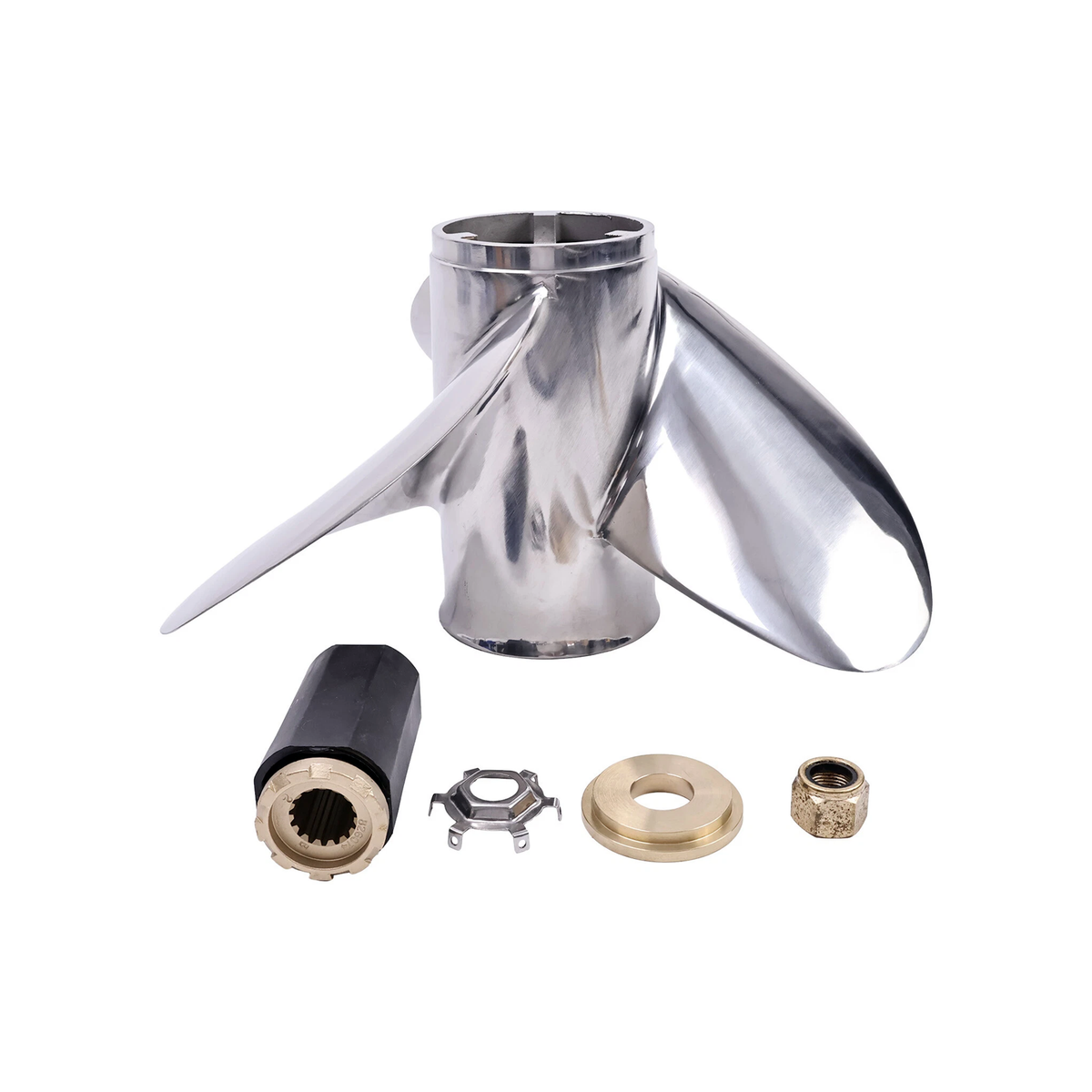 Propeller 488M0151255 48-8M0151255 8M0040400 for Mercury Enertia ECO 16 x 19 Pitch Right Hand - KUDUPARTS