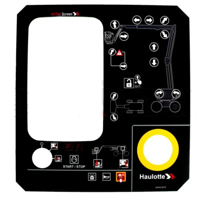 Push Button Board 4000416080 for Haulotte Boom Lift HT16RTJ HT21RT HT23RTJ HT26RTJ HT28RTJPRO - KUDUPARTS