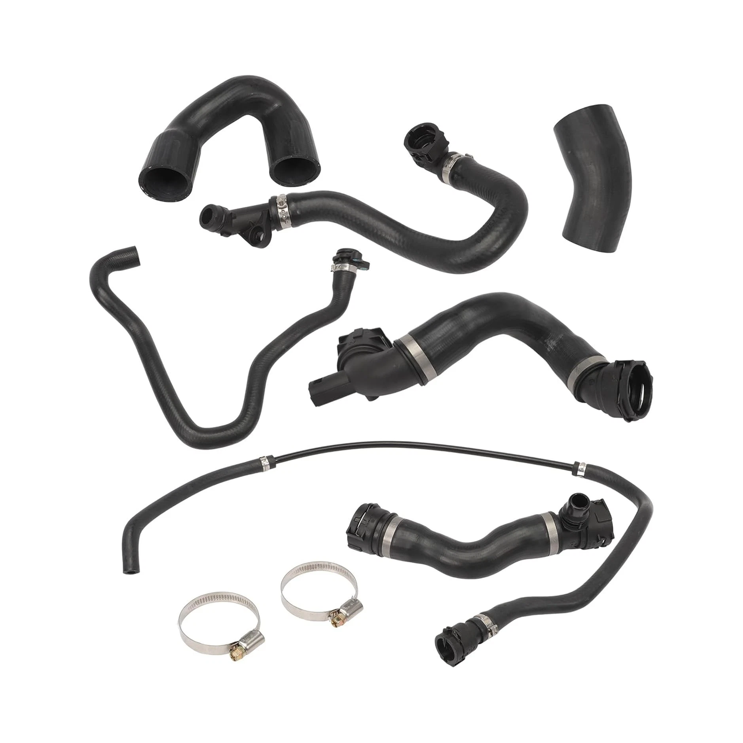 Radiator Coolant Water Hose Pipe Kit 17127564480 11537516414 11537521049 for BMW E90 128i 328i 07-11 N51