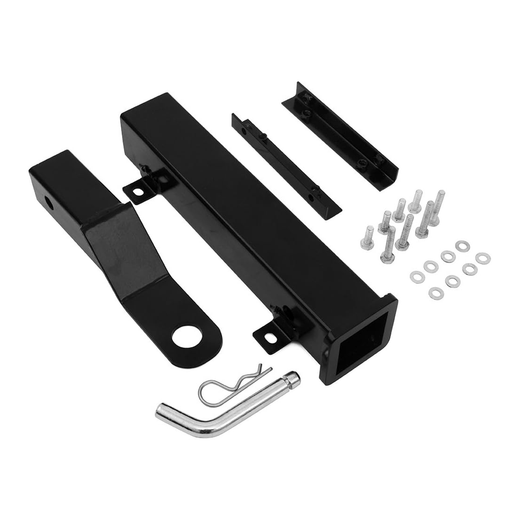 Rear Seat Trailer Hitch With Receiver Footrest for Club Car EZGO Yamaha Golf Cart - KUDUPARTS