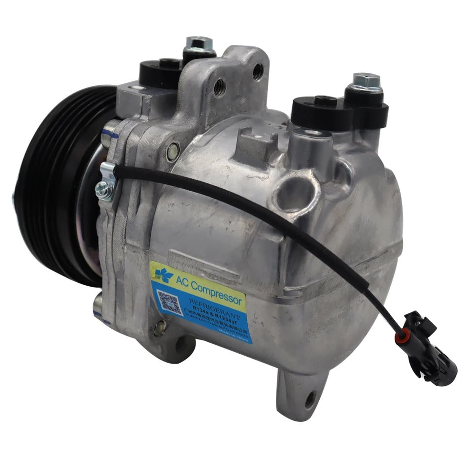 12V CR06B 5PK A/C Compressor 95201-50M00 for Suzuki Wagon R 2012 Spacia Hustler Nissan Moco Mazda Carol Flair Wagon - KUDUPARTS