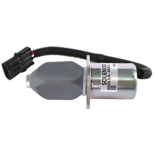 Shutoff Stop Solenoid 1753ES-12A6UC3B1S1 SA-3665-12 for Cummins Yanmar Kubota - KUDUPARTS