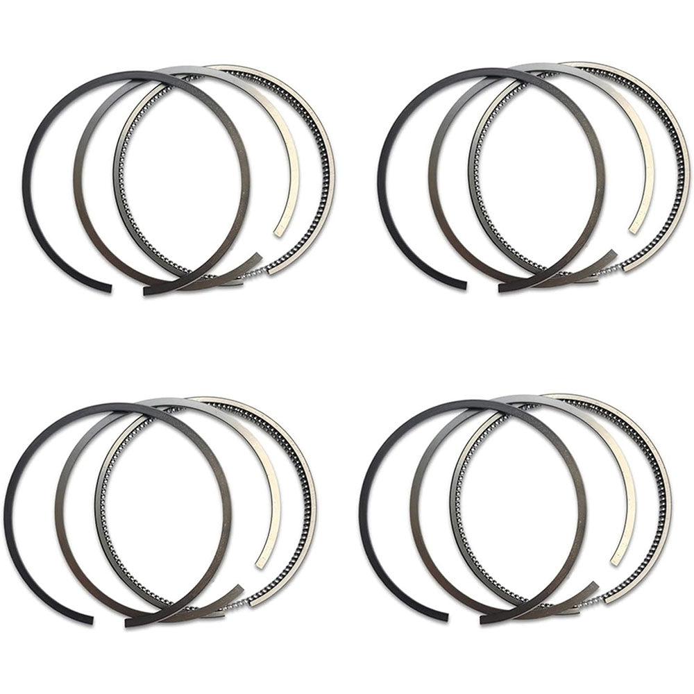 Standard Piston Ring Set 1G868-21050 for Kubota Engine V2203 D1703 V2403 D1803 - KUDUPARTS