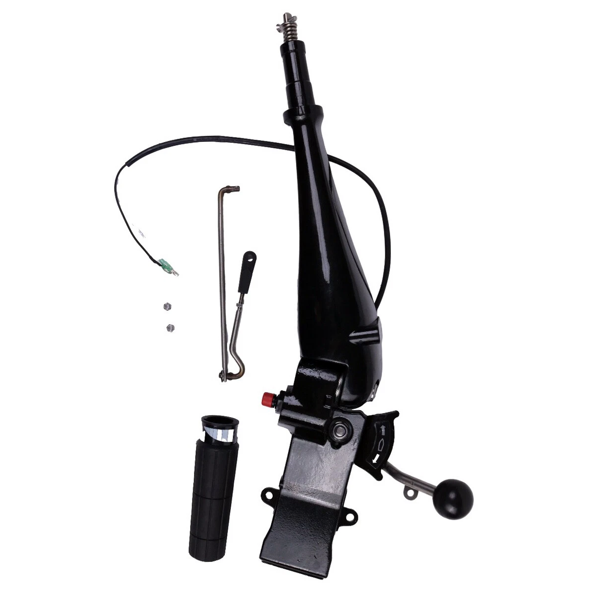 Steering Tiller Handle Assembly 697-W0084-00-4D for Yamaha Outboard 48HP 60HP E48MLHV E60MLHW E48MLHX E60MLHY - KUDUPARTS