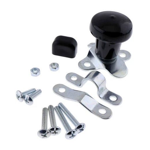 Steering Wheel Spinner Knob TY16020 WSV120B 5A6BU with Rubber Sleeve Universal Fitment for John Deere Ford Case Tractors Woods Spinner and Many More (Adjustable Size) - KUDUPARTS